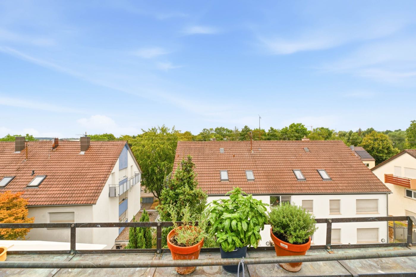 Dachterrasse über den Dächern