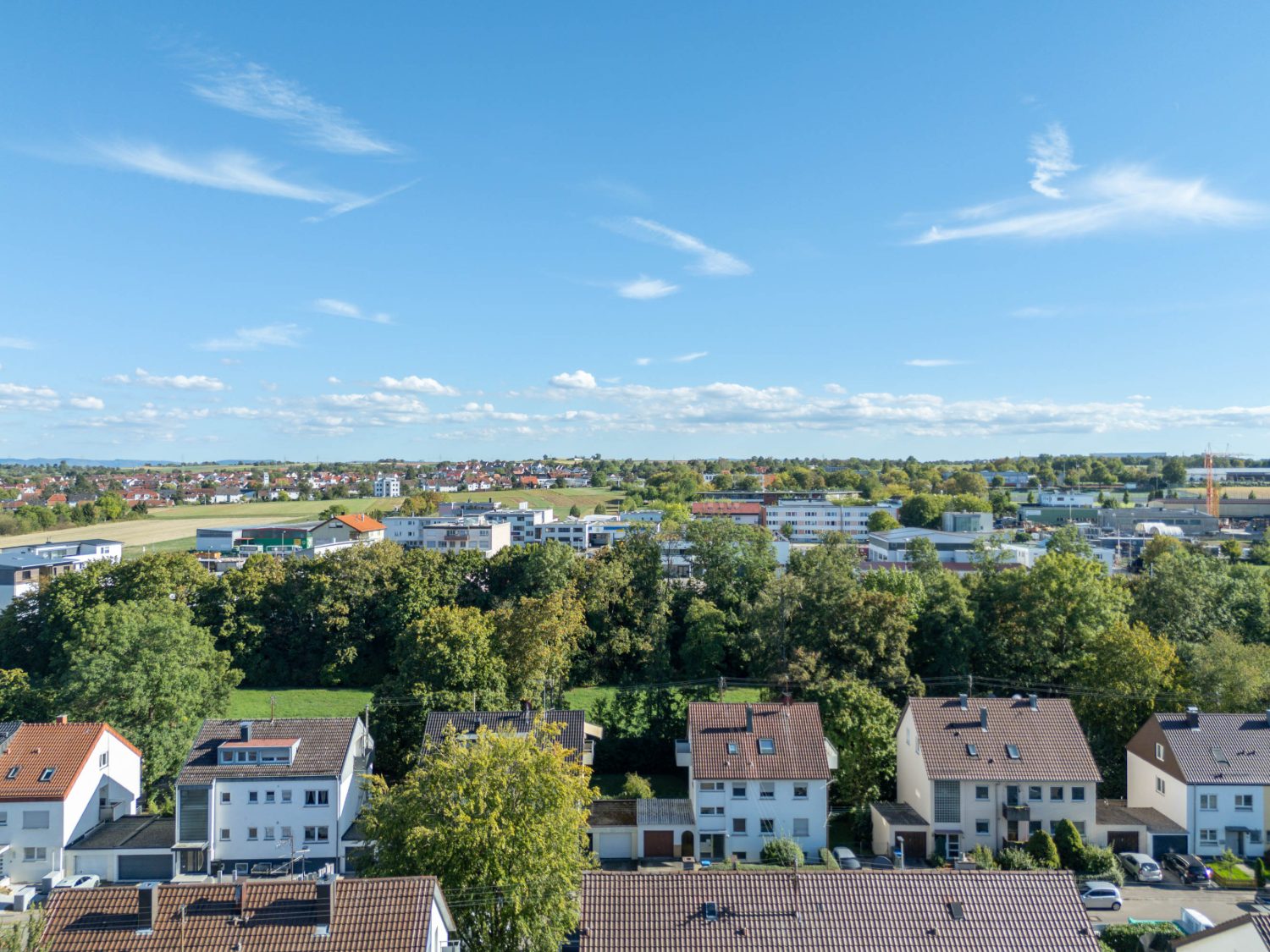 Direkt an den Feldern