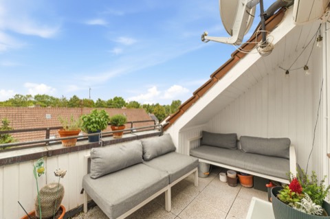 Dachterrasse mit Sitzbereich