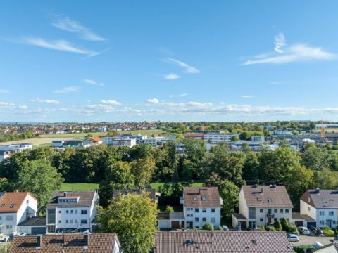 Weitblick über Bernhausen ins Grüne